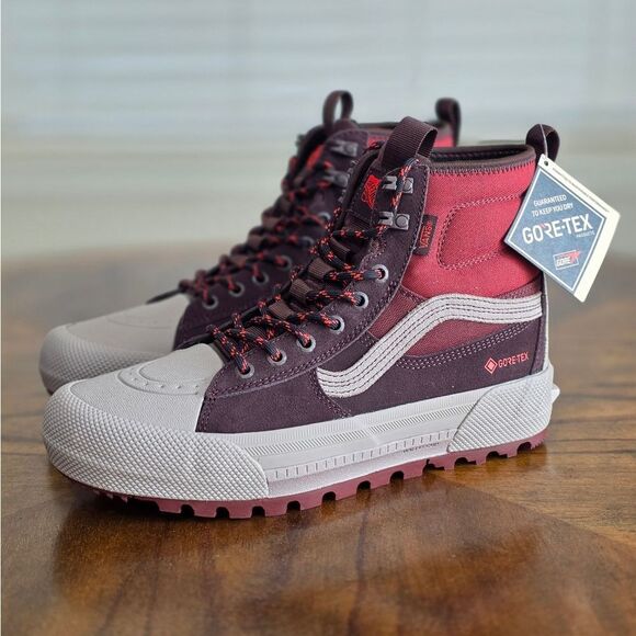 Vans MTE Sk8-Hi GORE-TEX Hiking Boots Insulated Shoe Bitter Chocolate Brown 8.5 - Picture 1 of 14